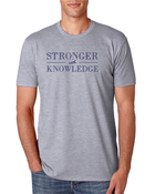 Stronger With Knowledge - Men's crew neck